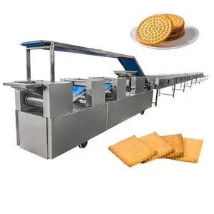 2024 Shanghai Sien otomatik Waffle makinesi endüstriyel döner bisküvi makinesi