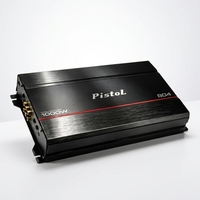 Amplificateur de voiture 4 canaux classe AB 1000W de puissance de pointe, amplificateur audio de voiture stable à 2 ohms, contrôle de la surpression des basses LPF, OEM ODM disponible KAC-PS804EX