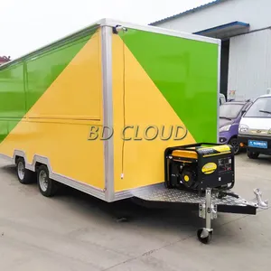 CE-Zertifikat Mobile Fast Food Van Kaffee wagen Food Trailer Zum Verkauf China Eis Pizza Truck Catering