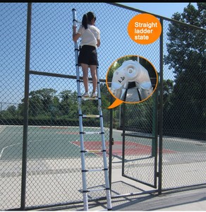 Xách tay 3.3m + 3.3m Hợp kim nhôm sợi thủy tinh Kính thiên văn thang có thể thu vào động cơ đa năng thẳng thang điều chỉnh doanh - Product Image 5