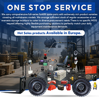 Kit complet de pièces détachées pour transpalette manuel hydraulique 2T 3T avec cylindre de roue, bras oscillant, cadre et poignée - Neuf, garantie 1 an