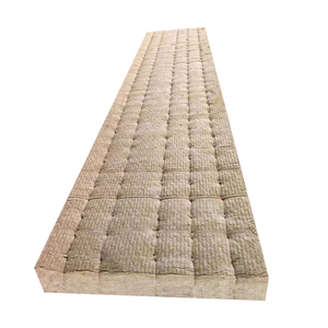 Laine minérale isolante thermique 50 kg/m3 100 mm, laine de roche ignifuge, couverture en maille métallique - Product Image 3