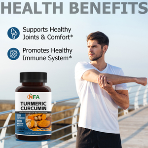 Capsules de Curcuma à Marque Blanche : Favorise la Santé des Articulations, le Confort et un Système Immunitaire Sain - Product Image 3
