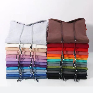 Personalizable 230g Oversize Round Neck Casual <b>Washed</b> Hoodie Drop Shoulder Pure Cotton Long Sleeve Unisex Loose Sweatshirt - Product Image 4