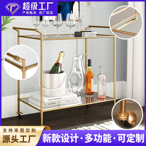 Chariot de service mobile pour restaurant de hot pot de style nordique minimaliste, chariot à boissons multi-niveaux pour hôtel et restaurant, chariot à main de style nouveau - Product Image 5