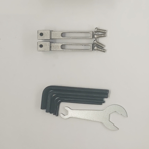 Kính thiên văn trượt 2 + 1 phần cứng vô hình bevel bánh xe vành đai loại khung nhôm mỏng hồ sơ cửa - Product Image 3