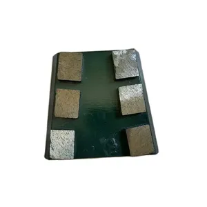 1Pc 95x106x81mm方形法兰克福金刚石金属磨料块抛光垫，用于大理石花岗岩石英混凝土石板 - Product Image 3