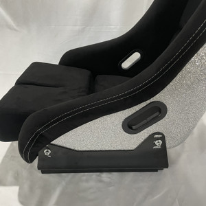 Sedile da corsa a secchiello monofacciale in fibra di vetro progettato da corsa con staffa di montaggio regolabile - Product Image 6