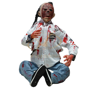 Modèle d'horreur animatronique fantôme zombie en acier pour extérieur, idéal pour les salles d'évasion, centres commerciaux et aéroports - Product Image 5