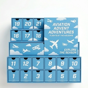 Caja de <span class=keywords><strong>Calendario</strong></span> de <span class=keywords><strong>Adviento</strong></span> Navideño con Camuflaje y Logotipo Personalizado, 24 Cajones, Caja de Regalo de Cartón para Juguetes, Vehículos, Regalos para <span class=keywords><strong>Hombres</strong></span>, Empaquetado al por Mayor - Product Image 3
