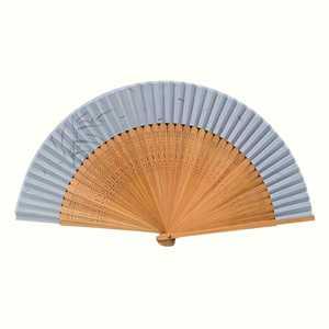 Hermoso Abanico de Bambú Retro de Alta Calidad, Tallado y Pintado con Diseño de Arte Folclórico, Plegable, con Encaje, Tema de Boda, Origen Hunan - Product Image 5