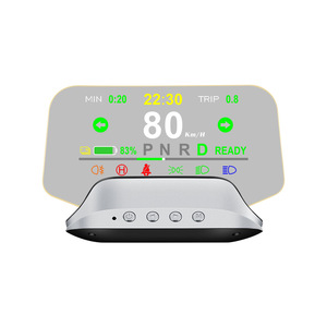 Affichage tête haute (<span class=keywords><strong>HUD</strong></span>) compatible <span class=keywords><strong>Tesla</strong></span> Model <span class=keywords><strong>3</strong></span> avec projection haute définition synchronisée OBD GPS pour affichage de la vitesse et du niveau de batterie - Product Image 1