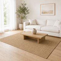 Tapis tissé en sisal, tapis de sol en fibres naturelles pour salon, table basse, décoration intérieure Bocai