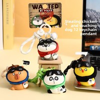 Porte-clés pendentif original et authentique, motif dessin animé mignon personnalisable, Kabi Bala Panda, pour sac à dos, petit cadeau, vente en gros, fabriqué par TJMGYSK