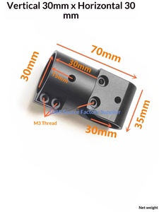 Train d'atterrissage pour drone <span class=keywords><strong>SkyView</strong></span> en alliage d'aluminium, bras en T 16/20/25/30/40mm, tube en carbone fixe et droit - Product Image 4