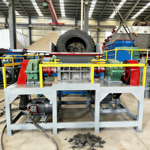 เครื่องย่อยไม้กำลังสูง เครื่องย่อยเหล็กแผ่น เครื่องย่อยถังขนาดใหญ่สีน้ำเงิน เครื่องย่อยยางรถยนต์ เครื่องย่อยเปลือกหอย เครื่องบดกระดูก - Product Image 2