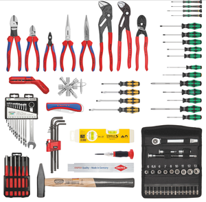Professionelles OEM-Reparaturset: Großes Basis-Werkzeugset für Mechaniker, 90-teilig, Chrom-Vanadium-Stahl, Handwerkzeug im Hartschalenkoffer, 3 Jahre Garantie - Product Image 2