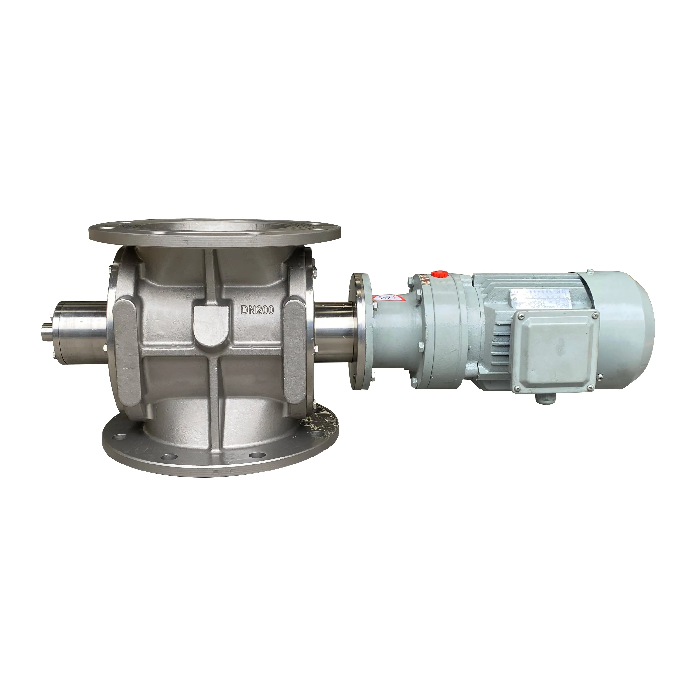 airlock valve for pneumatic transport system like grinding machines