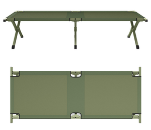 <span class=keywords><strong>Lit</strong></span> d'extérieur pliable avec cadre <span class=keywords><strong>de</strong></span> soutien épaissi, résistant à l'usure, <span class=keywords><strong>lit</strong></span> <span class=keywords><strong>de</strong></span> camp portable pour le camping en pleine nature <span class=keywords><strong>et</strong></span> l'hébergement temporaire - Product Image 4