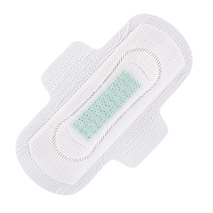 Productos de higiene femenina Materias primas para servilletas sanitarias Servilleta sanitaria <span class=keywords><strong>desechable</strong></span> de algodón con alas regulares para mujeres - Product Image 3