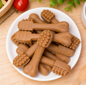 Diseño en forma de cepillo de dientes que llega profundo entre los dientes. Duradero, de larga duración, agradable y eficaz para la limpieza de molares. Golosinas para mascotas. - Product Image 2