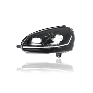 Ensemble de phares avant de voiture KGKB pour VW <span class=keywords><strong>Golf</strong></span> <span class=keywords><strong>5</strong></span> Mk5 2003-2011, phare LED avec animation de démarrage, plug and play, accessoires automobiles - Product Image 4
