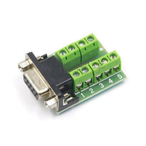 D-Sub Adapter DB9 Male Female To Terminal <b>Block</b> Serial Connector 9 Pin <b>Mounting</b> PCB Board - Product Image 2