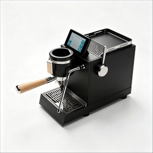 เครื่องชงกาแฟเอสเพรสโซกึ่งอัตโนมัติ หม้อต้มกาแฟ 0.35 ลิตร ถังเก็บน้ำ 1 ลิตร 6 โหมดการชง ปั๊มเกียร์ 220V สำหรับใช้ในบ้าน คาเฟ่ บาริสต้า ดีไซน์หม้อต้มคู่ รับประกันคุณภาพ - Product Image 2