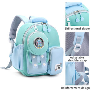 Zaino per Bambini Carino all'Ingrosso dalla Fabbrica, Borsa Scuola Prescolare per Bambini e Bambine, Mini Zainetto <span class=keywords><strong>Asilo</strong></span> con Tasca Rotonda - Product Image 4
