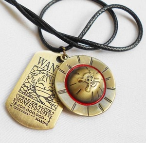 Anime Luffy Zoro <span class=keywords><strong>Nami</strong></span> Sanji Collier pendentif <span class=keywords><strong>chapeau</strong></span> <span class=keywords><strong>de</strong></span> <span class=keywords><strong>paille</strong></span> Collier pendentif en alliage recherché - Product Image 2
