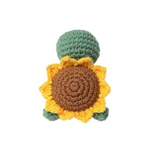 Muñeco de Tortuga Girasol Hecho a Mano, Divertido Muñeco de Ganchillo, Regalo para el Día de la Madre, Acción de Gracias, Decoración para el Hogar - Product Image 2