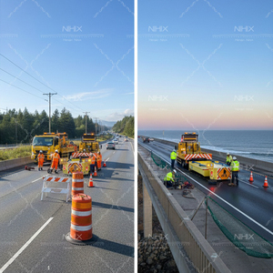 Dispositivo de Amortiguación Lineal de Aleación de Aluminio de Fácil Instalación para Mantenimiento de Carreteras y Protección de Seguridad Vial - Product Image 3