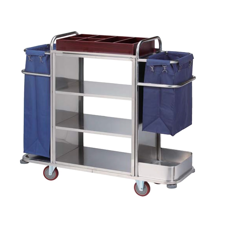 Металлическая Тележка T010 для уборки гостиничного номера, тележка для уборки, товары для гостиниц, тележка для горничной