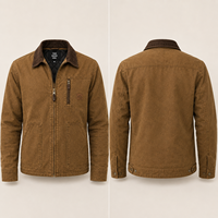 Veste de travail en toile personnalisée pour hommes, veste en toile de canard robuste, vêtements de travail de construction, fabricant OEM ODM