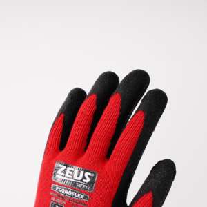 قفازات أمان صناعية مصنوعة من المطاط الطبيعي ببطانة منسوجة من القطن CE en38 مقاومة للانزلاق وملمس للنخيل - Product Image 5