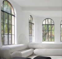 Ventanas de Seguridad de Acero Estilo Clásico con Vidrio de Alta Resistencia y Rejillas