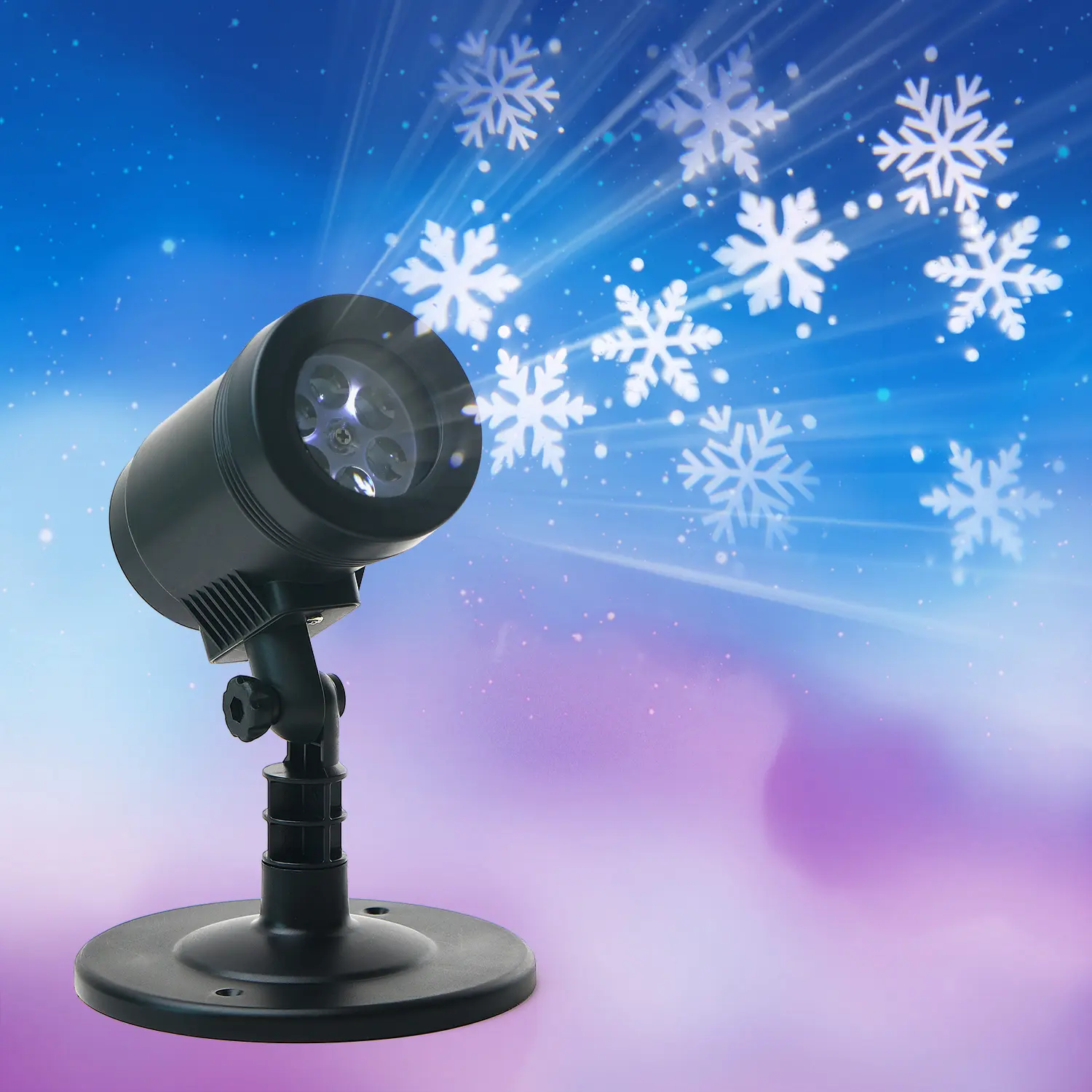 KSWING vente chaude éclairage de noël neige en mouvement projecteur de vacances étanche lumières décoration de vacances en plein air