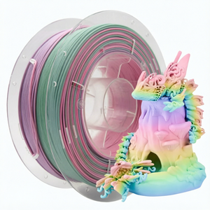 Filament PLA 1,75 mm Arc-en-ciel Soie Bleu Vert Dégradé, Solidification Rapide, Faible Tendance à la Traction, Haute Vitesse pour Imprimante 3D - Product Image 1