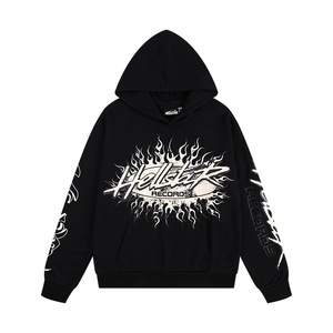 Maßgefertigter Herren 100% Baumwolle Warmer Fleece-Hoodie Street Casual Pullover Logo-Stickerei Großhandel Individueller Kapuzenpullover 3D-Druck - Product Image 6
