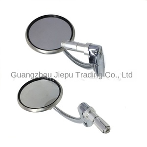 Nuevo Espejo Retrovisor Redondo Curvo para Motocicleta, Espejo Retrovisor Manual para Motocicleta Deportiva de Gran Cilindrada, Modificado - Product Image 2
