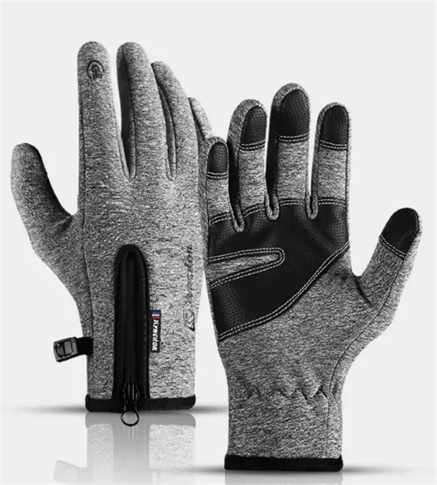 Зимние теплые спортивные перчатки унисекс для сенсорного экрана
