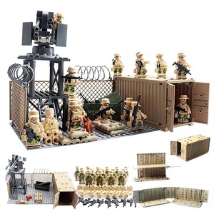 Blocs de construction transfrontaliers : Polices spéciales de <span class=keywords><strong>la</strong></span> Prison Noire, figurines militaires, voiture blindée de <span class=keywords><strong>police</strong></span> anti-explosion, évasion de <span class=keywords><strong>la</strong></span> zone noire - Product Image 1