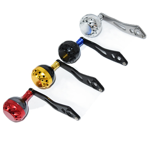 Mango de carrete de pesca de Metal mecanizado DIY, perilla de aluminio para carrete de tambor, tamaño de agujero de fundición, balancín de carrete de 8*5mm - Product Image 1