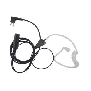 Écouteur acoustique PTT Agent secret Sécurité <span class=keywords><strong>Garde</strong></span> du <span class=keywords><strong>corps</strong></span> Écouteur radio à 2 broches pour GP68 GP88 CP010 CP140 GP68 EP450 DEP450 - Product Image 1