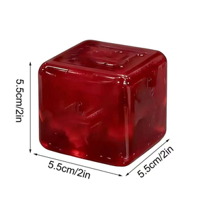 Needoh Red Nice Cube, Juguete Sensorial de Silicona para Aliviar el Estrés, Bola Antiestrés para Apretar - Product Image 4