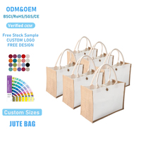 Sac en jute personnalisé de qualité supérieure, écologique et recyclé, avec poignées en lettres et bandoulière, taille moyenne, pour la vie quotidienne, prix d'usine, vente en gros