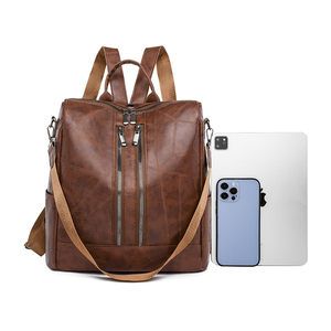 <span class=keywords><strong>Sac</strong></span> <span class=keywords><strong>à</strong></span> <span class=keywords><strong>dos</strong></span> pour femme en <span class=keywords><strong>cuir</strong></span> PU personnalisé <span class=keywords><strong>à</strong></span> la mode avec fermeture <span class=keywords><strong>à</strong></span> glissière sangle poignée Style <span class=keywords><strong>Vintage</strong></span> <span class=keywords><strong>Vintage</strong></span> <span class=keywords><strong>sac</strong></span> <span class=keywords><strong>à</strong></span> bandoulière pour voyage - Product Image 1