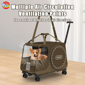 Prodigy PTB01C Poussette pour animaux de compagnie de luxe en gros Fournisseur Chine Poussette pour animaux de compagnie personnalisée pour chiens âgés - Product Image 3