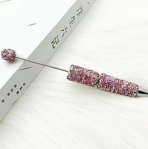 DIY tam elmas boncuklu kalem, Ins sevimli tahıl AB saf elmas tükenmez kalem, canlı satış sıcak satış çevirmeli kalem, renkli hediye kalem - Product Image 6