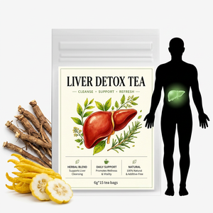 Té Herbal Natural de Marca Privada con Bajo MOQ, Mezcla de Raíz de Diente de León y Cúrcuma, el Mejor Té Herbal para el Apoyo Diario, Desintoxicación del Hígado y Bienestar - Product Image 1